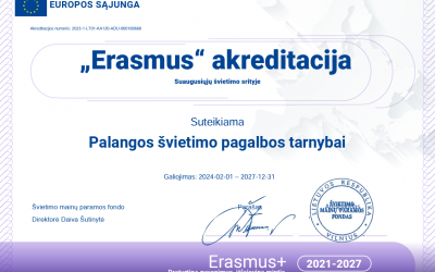 „ERASMUS“ akreditacija